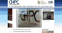 Desktop Screenshot of chpc.ac.za